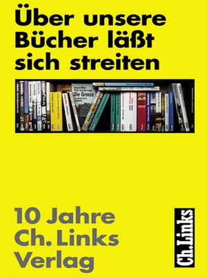 cover image of Über unsere Bücher läßt sich streiten